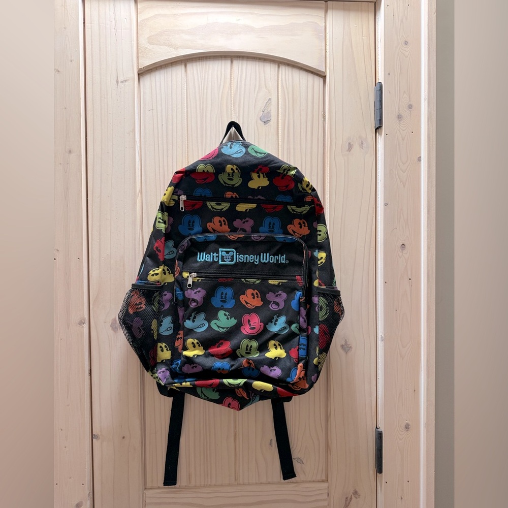 *DISNEY* Mickey Mouse Backpack, 13”W, 16”T, 6”D. Very good condition.
